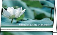 SIGEL Trauerkarten Water Lily DS103 DIN A6, 10 St.