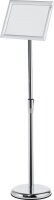 DURABLE Infoständer silber DIN A4 25,0 x 25,0 x 77,0 - 120,5 cm, 1 St.
