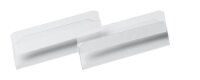 DURABLE Etikettentaschen HARD COVER transparent 10,0 x 3,8 cm, 10 St.