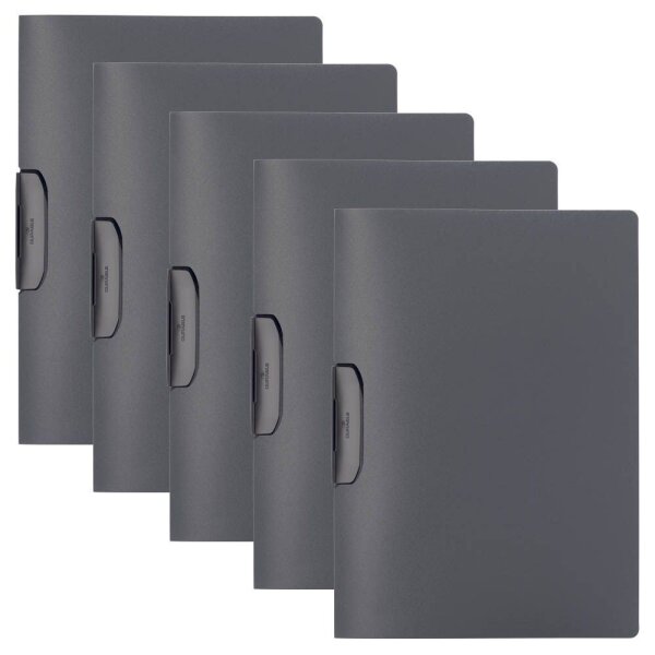 DURABLE Klemmhefter DURASWING anthrazit, 5 St.