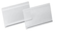 DURABLE Etikettentaschen HARD COVER transparent DIN A5 quer, 10 St.