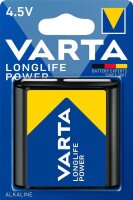 VARTA Batterie Longlife Power Alkali-Mangan Flachbatterie...