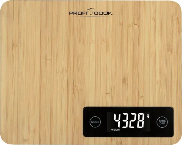 ProfiCook Küchenwaage PC-KW 1271 braun für max....