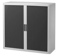 PAPERFLOW easyOffice Rollladenschrank weiß, anthrazit ohne Fachböden 110,0 x 41,5 x 104,0 cm