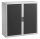 PAPERFLOW easyOffice Rollladenschrank weiß, anthrazit ohne Fachböden 110,0 x 41,5 x 104,0 cm