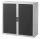PAPERFLOW easyOffice Rollladenschrank weiß, anthrazit ohne Fachböden 110,0 x 41,5 x 104,0 cm