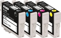 KMP E125V schwarz, cyan, magenta, gelb Druckerpatronen kompatibel zu EPSON T1295L, 4er-Set