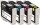 KMP E125V schwarz, cyan, magenta, gelb Druckerpatronen kompatibel zu EPSON T1295L, 4er-Set