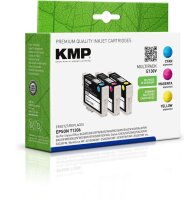 KMP E130V cyan, magenta, gelb Druckerpatronen kompatibel...