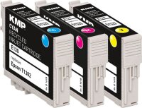 KMP E130V cyan, magenta, gelb Druckerpatronen kompatibel zu EPSON T1306XL, 3er-Set