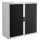 PAPERFLOW easyOffice Rollladenschrank weiß, schwarz ohne Fachböden 110,0 x 41,5 x 104,0 cm