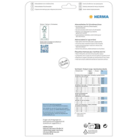HERMA Adressetiketten 4430 weiß 67,0 x 30,0 mm, 20 Blatt
