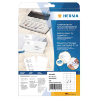 HERMA Adressetiketten 4430 weiß 67,0 x 30,0 mm, 20 Blatt