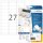HERMA Adressetiketten 4430 weiß 67,0 x 30,0 mm, 20 Blatt