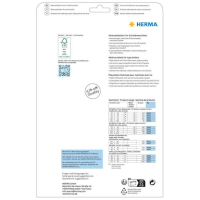 HERMA Adressetiketten 4431 weiß 67,0 x 38,0 mm, 20 Blatt