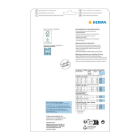 HERMA Adressetiketten 4431 weiß 67,0 x 38,0 mm, 20 Blatt