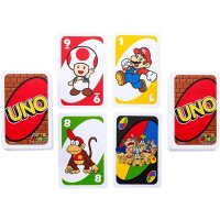 Mattel GAMES UNO Super Mario Kartenspiel, 1 St.