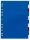 DURABLE Ordnerregister DIN A4 Vollformat blanko blau, gelb, rot, grün, grau 10-teilig, 1 Satz