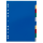 DURABLE Ordnerregister DIN A4 Vollformat blanko blau, gelb, rot, grün, grau 10-teilig, 1 Satz