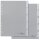 DURABLE Ordnerregister DIN A4 Vollformat 1-5 grau 5-teilig mit Wechseltaben, 1 Satz
