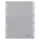 DURABLE Ordnerregister DIN A4 Vollformat 1-5 grau 5-teilig mit Wechseltaben, 1 Satz