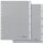 DURABLE Ordnerregister DIN A4 Vollformat 1-5 grau 5-teilig mit Wechseltaben, 1 Satz