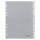 DURABLE Ordnerregister DIN A4 Vollformat 1-5 grau 5-teilig mit Wechseltaben, 1 Satz