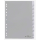 DURABLE Ordnerregister DIN A4 Vollformat 1-10 grau 10-teilig mit Wechseltaben, 1 Satz