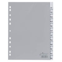 DURABLE Ordnerregister DIN A4 Vollformat Jan.-Dez. grau...