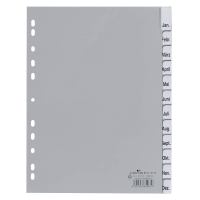 DURABLE Ordnerregister DIN A4 Vollformat Jan.-Dez. grau...