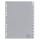 DURABLE Ordnerregister DIN A4 Vollformat Jan.-Dez. grau 12-teilig mit Wechseltaben, 1 Satz
