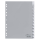DURABLE Ordnerregister DIN A4 Vollformat Jan.-Dez. grau 12-teilig mit Wechseltaben, 1 Satz