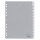 DURABLE Ordnerregister DIN A4 Vollformat Jan.-Dez. grau 12-teilig mit Wechseltaben, 1 Satz