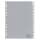 DURABLE Ordnerregister DIN A4 Vollformat Jan.-Dez. grau 12-teilig mit Wechseltaben, 1 Satz