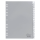 DURABLE Ordnerregister DIN A4 Vollformat A-Z grau 20-teilig mit Wechseltaben, 1 Satz