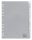DURABLE Ordnerregister DIN A4 Vollformat A-Z grau 20-teilig mit Wechseltaben, 1 Satz