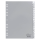 DURABLE Ordnerregister DIN A4 Vollformat A-Z grau 20-teilig mit Wechseltaben, 1 Satz