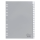 DURABLE Ordnerregister DIN A4 Vollformat A-Z grau 20-teilig mit Wechseltaben, 1 Satz