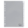 DURABLE Ordnerregister DIN A4 Vollformat A-Z grau 20-teilig mit Wechseltaben, 1 Satz