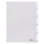 DURABLE Ordnerregister DIN A4 Vollformat 1-5 transparent 5-teilig, 1 Satz