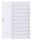 DURABLE Ordnerregister DIN A4 Vollformat 1-10 transparent 10-teilig, 1 Satz