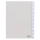 DURABLE Ordnerregister DIN A4 Vollformat 1-10 transparent 10-teilig, 1 Satz