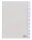 DURABLE Ordnerregister DIN A4 Vollformat 1-10 transparent 10-teilig, 1 Satz