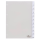 DURABLE Ordnerregister DIN A4 Vollformat 1-10 transparent 10-teilig, 1 Satz