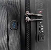 JSA Reise-Trolley 2 in 1 Kunststoff schwarz 41,0 x 24,0 x...