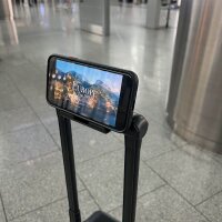 JSA Reise-Trolley 2 in 1 Kunststoff schwarz 41,0 x 24,0 x 38,0 cm
