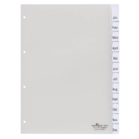 DURABLE Ordnerregister DIN A4 Vollformat 1-12/Jan.-Dez....