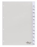 DURABLE Ordnerregister DIN A4 Vollformat 1-12/Jan.-Dez....