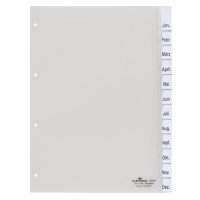 DURABLE Ordnerregister DIN A4 Vollformat 1-12/Jan.-Dez....