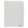 DURABLE Ordnerregister DIN A4 Vollformat 1-12/Jan.-Dez. transparent 12-teilig, 1 Satz